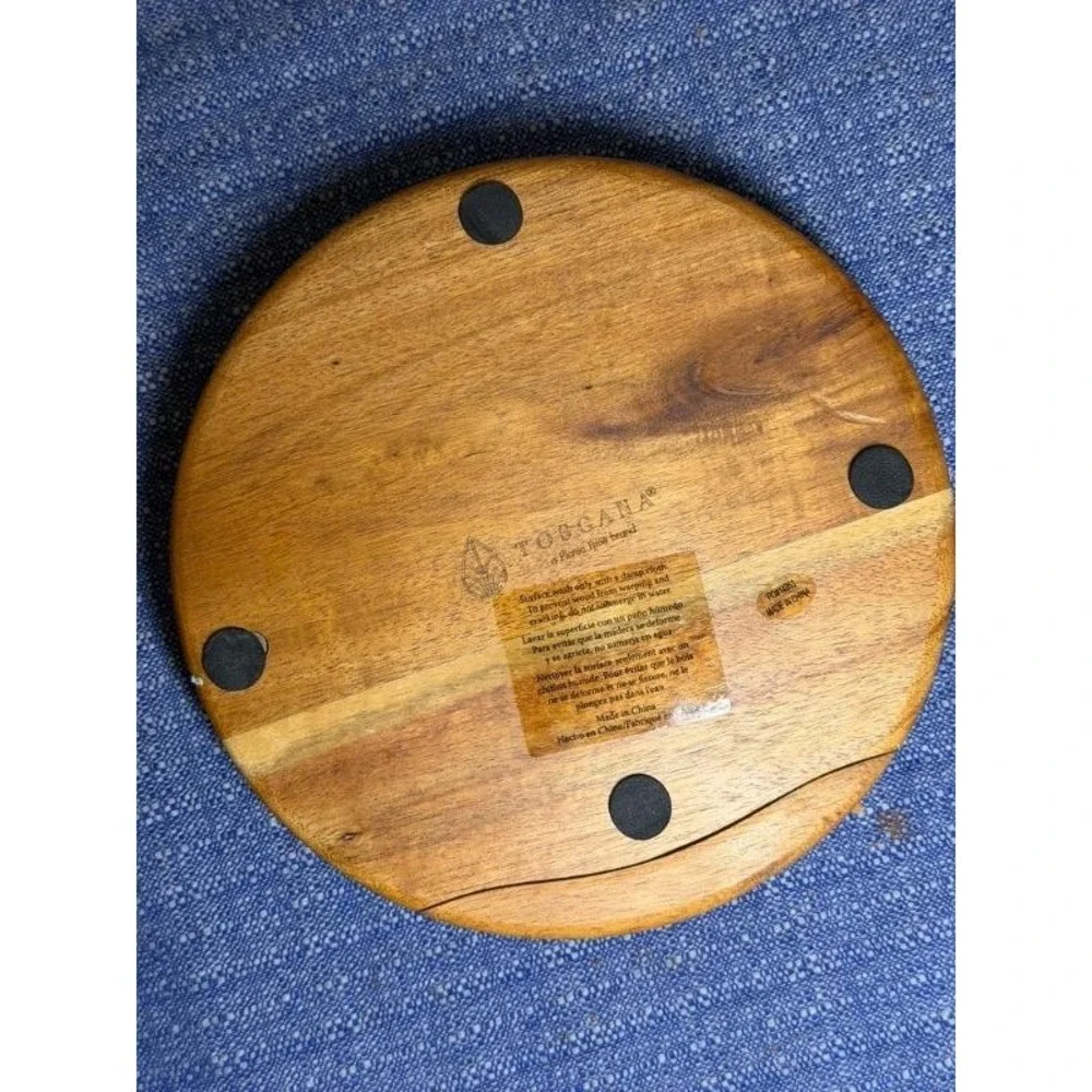 Disney Cinderella Toscana Acacia Cheese Board Hidden Tool Set Clock Charcuterie